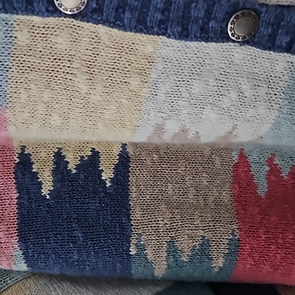 Y2K vintage southwestern button-front cardigan sweater size extra large - Picture 9 of 12